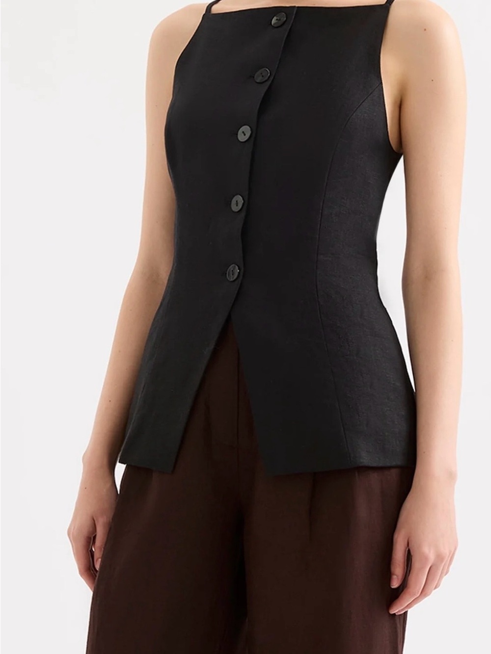Nude Lucy Lawerence Linen Vest size S
